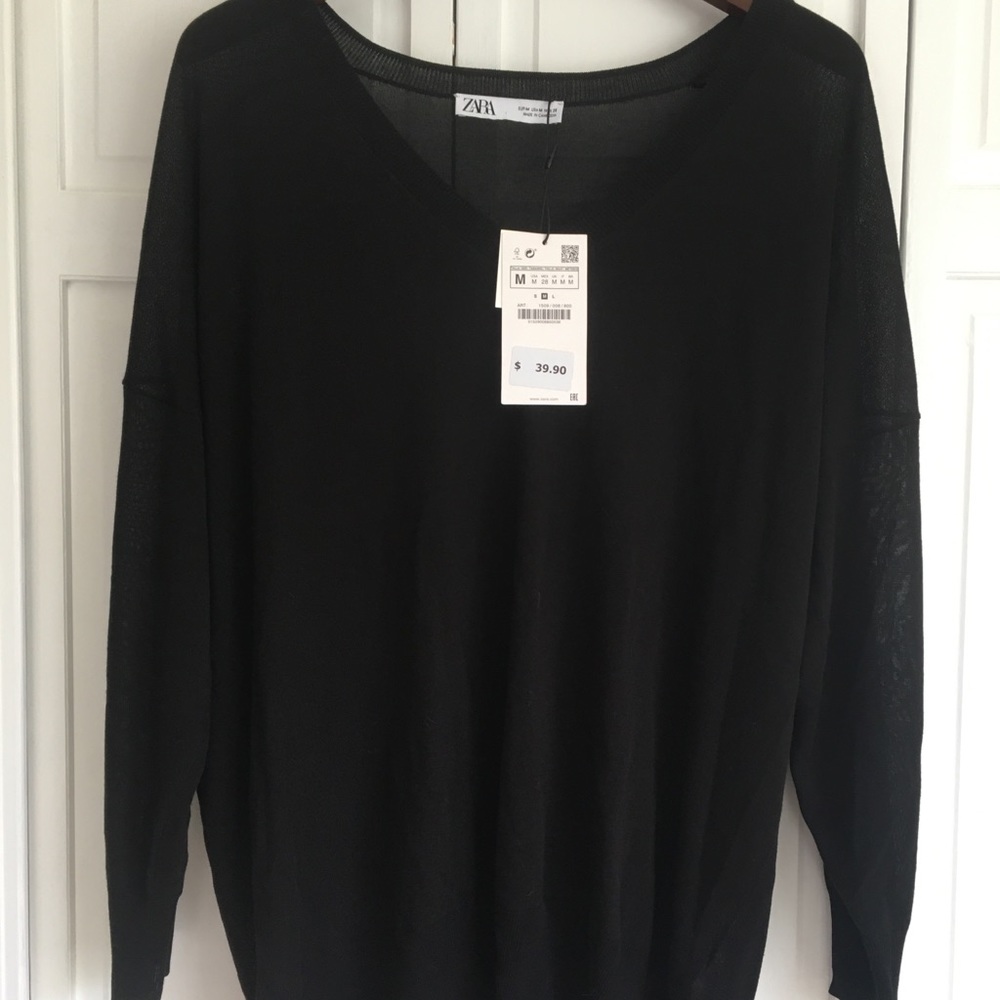 Black Zara shirt